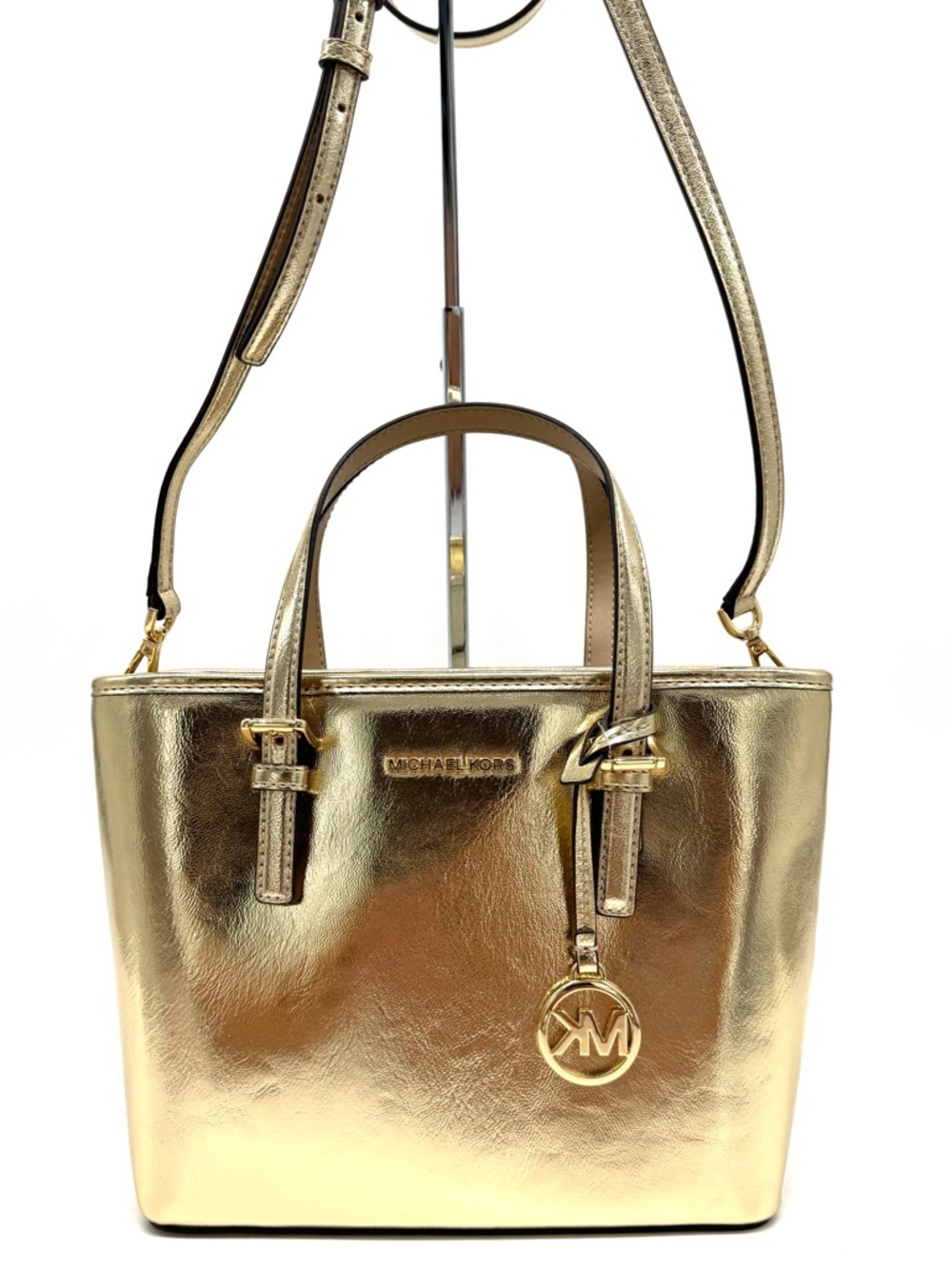 Michael Kors Jet Set Travel XS TZ Tote Bag Gold